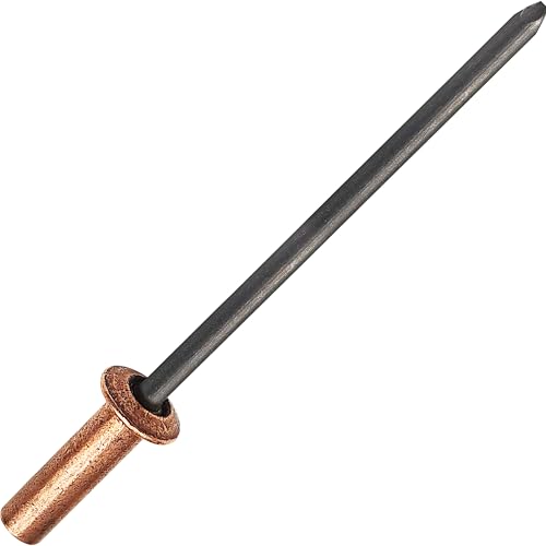 50Pcs Closed End Blind Rivets, 1/8" x1/4" (3.2x6.5mm) - color: Copper Steel, size: 1/8"x1/4"(3.2x6.5mm)