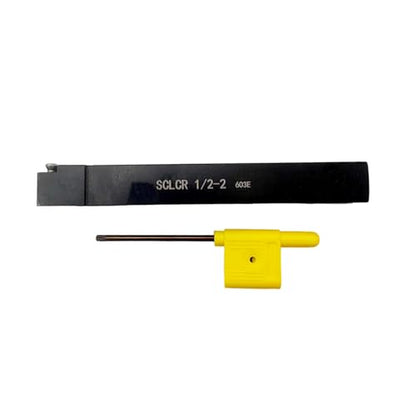 1/2in Indexbale Tunring Tool Holders with CCMT Carbide Inserts - size: SDJCR/L+CCMT21.51