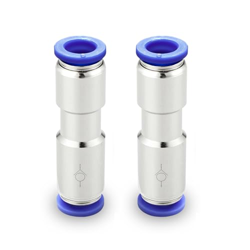 Yoebor 4mm OD Check Valve Push to Connect Inline Air Pneumatic Valves 2pcs - size: 4mm OD