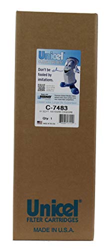 Unicel C-7483 Pool Filter Cartridge, 81 Sq Ft, 176 Pleats, Hayward C3025