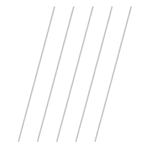 M METERXITY 5-Pack Fully Threaded Rod, M3x300mm 304 Stainless Steel Right Hand Thread Bar Studs for Furniture Anchor Bolts/Clamps/U-Bolts, Metric Threaded Screw - size: M3x300mm