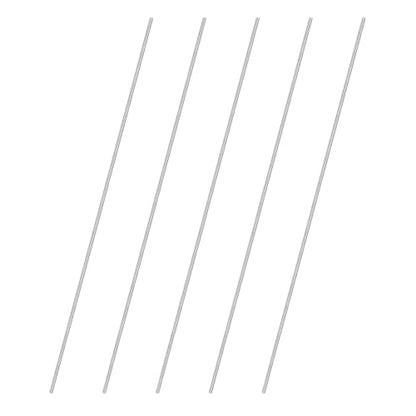 M METERXITY 5-Pack Fully Threaded Rod, M3x300mm 304 Stainless Steel Right Hand Thread Bar Studs for Furniture Anchor Bolts/Clamps/U-Bolts, Metric Threaded Screw - size: M3x300mm