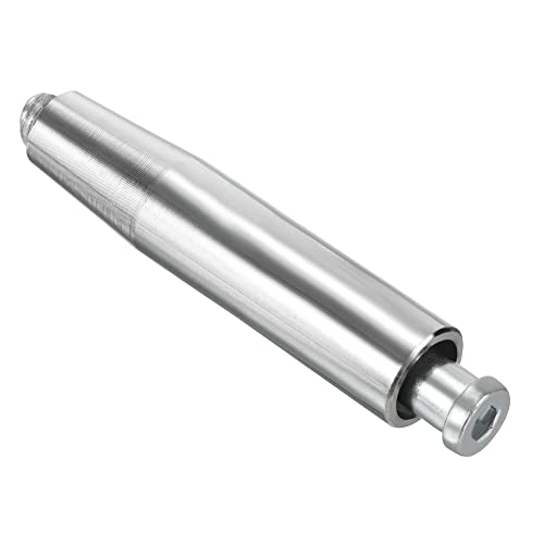 M10 Revolving Handle Grip, 1 Pack 98mm Cast Iron Chrome Plated Clamping Screw Knob for Many Types of Milling Machines and Lathes, Silver Tone