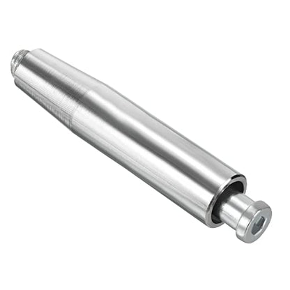 M10 Revolving Handle Grip, 1 Pack 98mm Cast Iron Chrome Plated Clamping Screw Knob for Many Types of Milling Machines and Lathes, Silver Tone