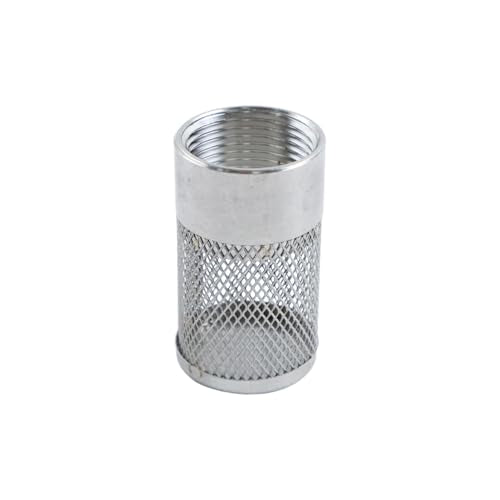 30mm Dia Hose Inlet Suction Strainer Filter, Stainless Steel Water Pump Filter for Garden Irrigation, High Pressure Water Pump, Sprayer & Plumbing Systems - size: 30mm