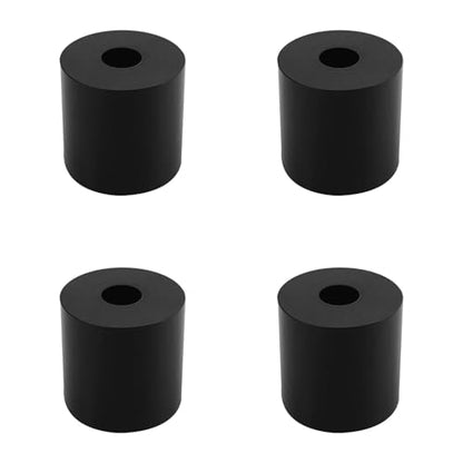 4 PCS Multi Purpose Rubber Spacer, 1-1/5" OD x 3/8" ID x 1-1/5" Thickness - size: 1-1/5" OD x 3/8" ID x 1-1/5" Thickness