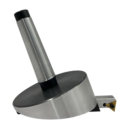 MachEl 4" (100mm) Large Diameter Fly Cutter with Carbide Indexable Tip – Morse Taper 3MT - size: Morse Taper 3MT Shank