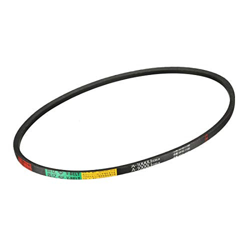 uxcell A1000 V-Belts 1000mm Inner Girth 13mm Top Width 8mm Thickness A-Section Rubber Drive Transmission Belt - size: 1000mm