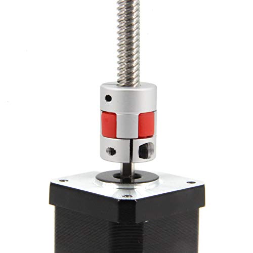 2PCS 5mm to 8mm Aluminium Plum Flexible Shaft Coupling Diameter20mm Length25mm 5x8mm Motor Connector Flexible Coupler for 3D Printer CNC Machine and Servo Stepped Motor（5x8mm） - size: D20 L25, style: 5x8mm