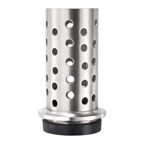 HARFINGTON Perforated Casting Flask 3.5"x8" W/Base Jewelry Making Tool - size: 3.5" x 8"