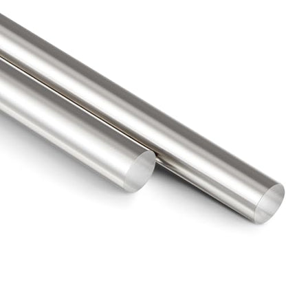 2 Pcs 304 Stainless Steel Rod 3/8''(10 mm) Diameter 24'' (610 mm) Length - size: 24'' (610 mm)