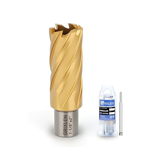 1-1/8"x2 HSS Annular Cutter，Diameter 1-1/8"，Cutting Depth 2" - size: 1-1/8x2"