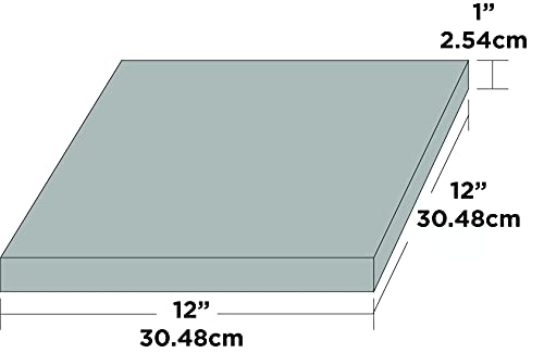 Sorbothane Vibration Damping Sheet Stock (70 Duro, 1 x 12 x12in) - size: 1 x 12 x12in