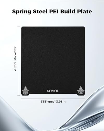Sovol SV08 Flexible Steel Platform with PEI Surface 355x355mm - style: For SV08