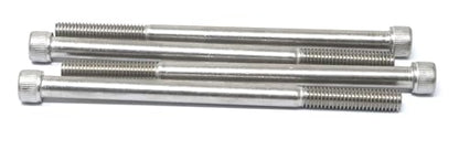 iexcell 4 Pcs 3/8-16 x 6 Partially Threaded Stainless Steel 304 Hex Socket Head Cap Screw Bolts Kit - size: 3/8-16 x 6" ( Partially Threaded )