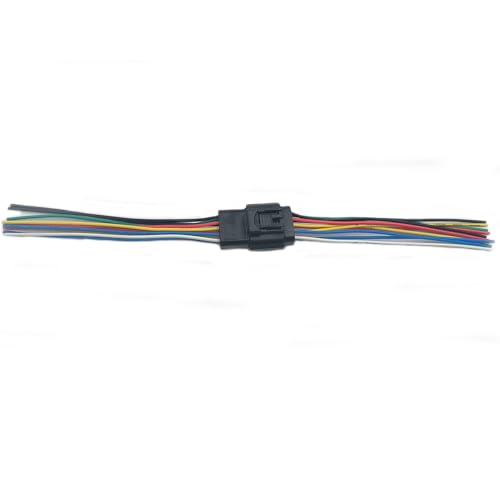 1 Set Car Waterproof 10 Pin Electrical Wire Connector Plug AWG Car Motorcycle with Cable - size: with cable