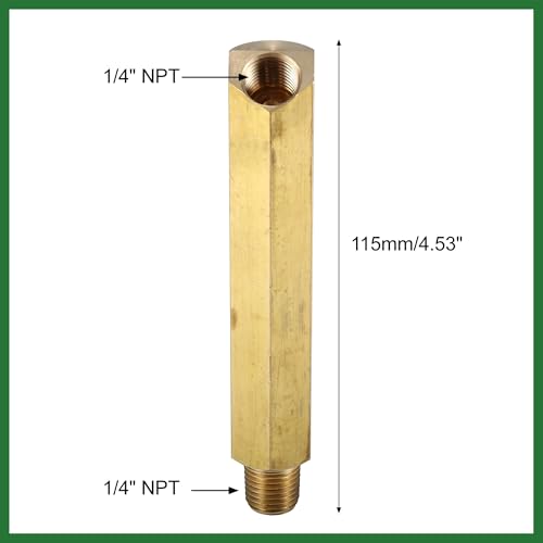 Motoforti Oil Pressure Gauge Extension 1/4" NPT for Ford 260 289 302 V8 Engine Long-lasting