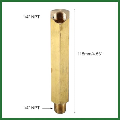 Motoforti Oil Pressure Gauge Extension 1/4" NPT for Ford 260 289 302 V8 Engine Long-lasting