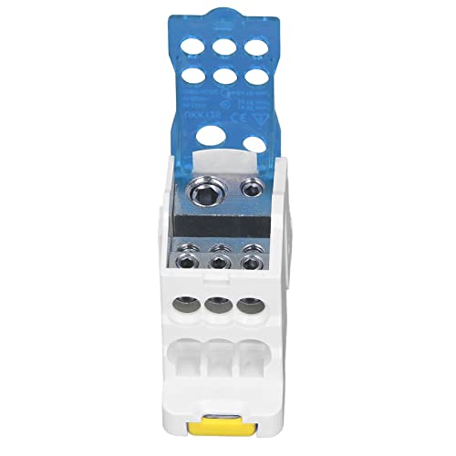 BORDSTRACT 690V 125A Blue DIN Rail Distribution Box - color: Blue, size: 125A