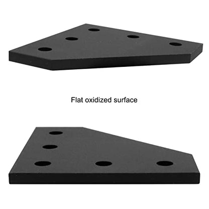 10Set 2020 Aluminum Extrusion Accessories Hardware L Corner Bracket - style: 5HL-10B