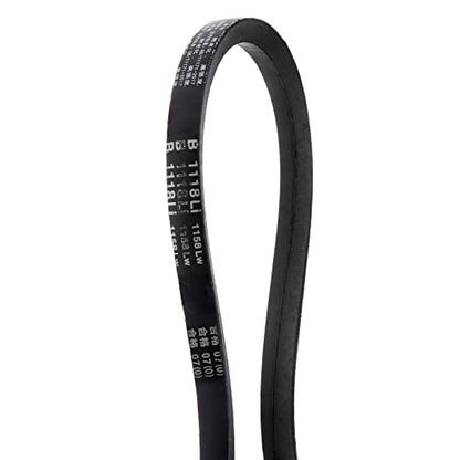 HARFINGTON B-1118 V-Belts Drive Belt 1118mm(44") Inner Girth 17mm Top Width B Section Rubber for Power Transmission - size: 1118mm