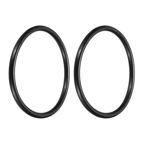 uxcell 2Pcs AS-422 Nitrile Rubber O-Rings 4-1/8" ID 4-5/8" OD 1/4" W Black - size: 4-1/8" ID 4-5/8" OD 1/4" Width