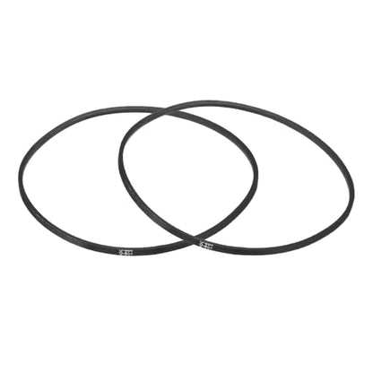 uxcell 2Pcs O-864 O Type V-Belt 864mm/34 Inner Length x 0.39" Width x 0.24" Height, O-Type Closed-Loop Rubber Transmission Belt - size: O-864