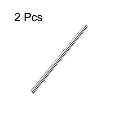 uxcell 6mm x 150mm 304 Stainless Steel Solid Round Rod for DIY Craft - 2pcs - size: 6 mm x 150 mm