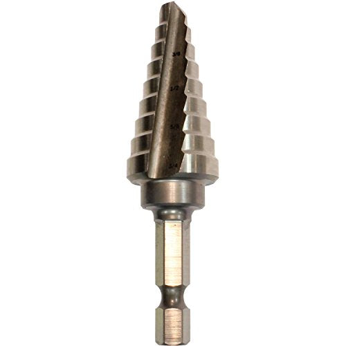 Makita 711493-A High Speed Steel Step Drill Bit, 1/4-to-3/4-Inch - size: 1/4-to-3/4-Inch
