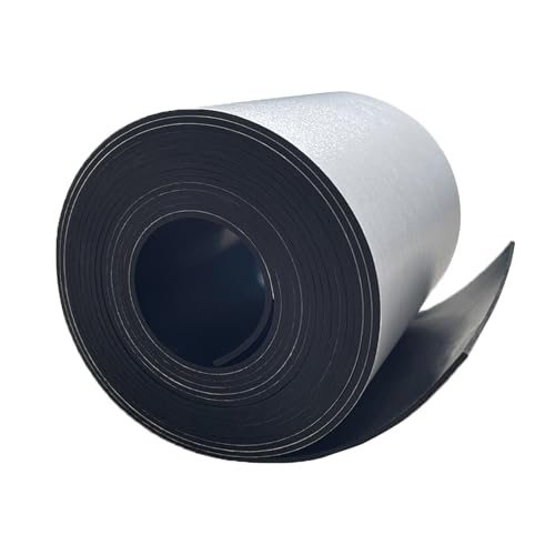 Adhesive Rubber Strips 1/16 (.062)" Thick X 4" Wide X 10'Long - size: 4"X10'X1/16", style: With Adhesive