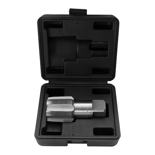 HFS(R)1-1/2-Inch NPT Pipe Tap Carbon Steel Pipe Threading Tools with Storage Case for Industrial/Plumbing/Auto Repair DIY Thread cutting tools - size: 1-1/2-Inch