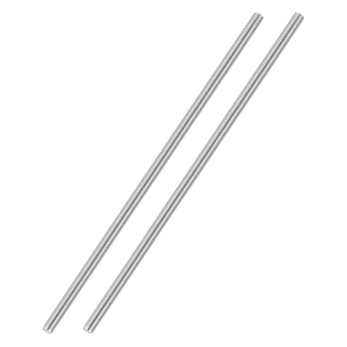 M3-0.5 Fully Threaded Rod 250mm Length Coarse Thread 2Pcs - size: M3-0.5 250mm