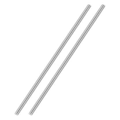 M3-0.5 Fully Threaded Rod 250mm Length Coarse Thread 2Pcs - size: M3-0.5 250mm