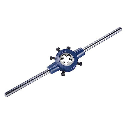 Die Stock Handle Set, 5/8-24 UNEF Thread Die & Fit 26mm-38mm OD / M12-M16 Die Wrench Tool Kit - (Applications: for Threading Repairing), 1-Set - size: 5/8-24 UNEF