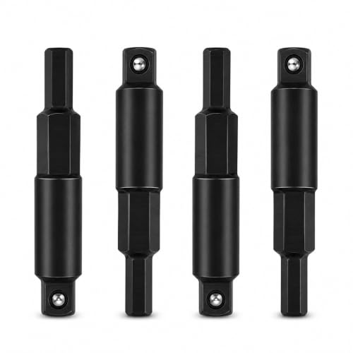 4-Pack HVAC Service Wrench Hex Key Adapter