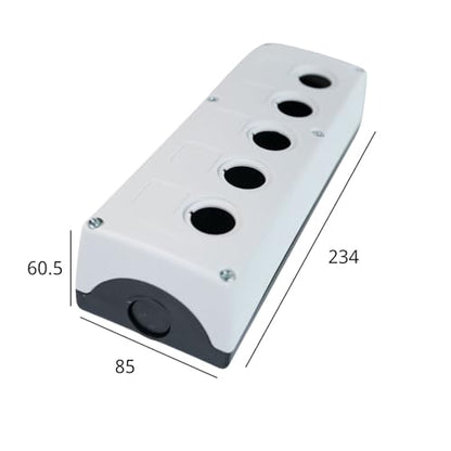5 Button Mounting Hole Push Button Switch Control Station Box