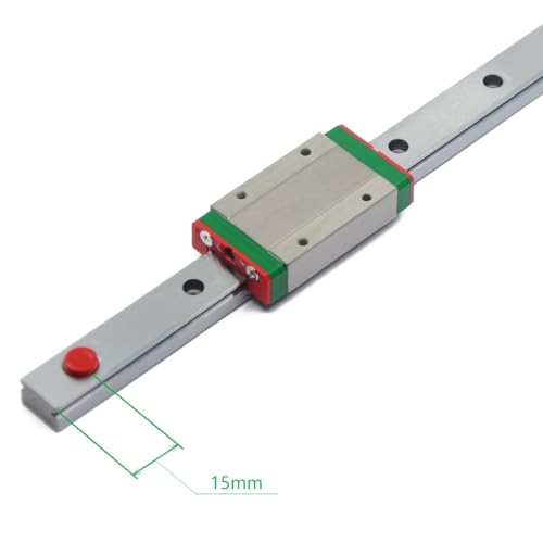 350mm MGN15 Linear Rail Guide with MGN15H Carriage Block for DLP UV 3D Printer and CNC Machine - size: 350mm, style: Rail+MGN15H