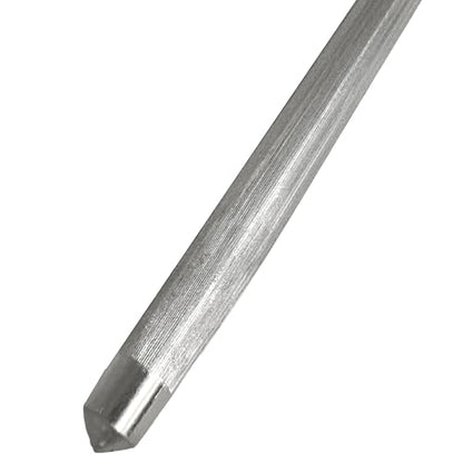 Professional Butcher’s Honing Steel – Round Rod for Chefs, Meat Cutters, and Home Kitchens – Carbon Steel Knife Alignment Tool with Non-Slip Handle (14 inch) - size: 14 inch