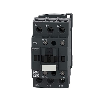 Schneider Electric - Easy TeSys DPE IEC Contactor - Non Reversing Contactors for Resistive Load and Motor Control Applications up to 38A/690V AC,20HP at 480V AC,3 Poles (3NO),120V 50/60Hz Coil,DPE38G7 - size: 20HP 460V