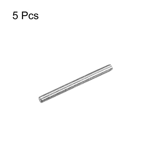 MECCANIXITY Fully Threaded Rod M4 x 40mm 0.7mm Thread Pitch 304 Stainless Steel Right Hand Threaded Rods Bar Studs 5 Pack - size: M4 x 40mm