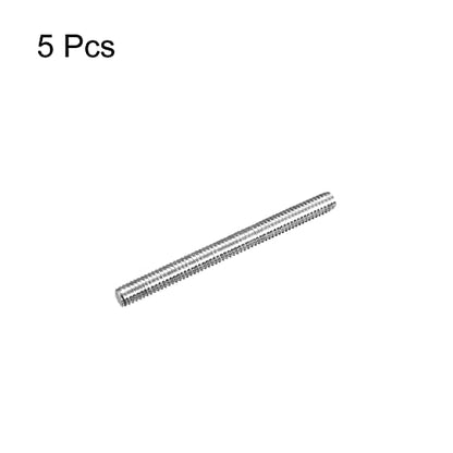 MECCANIXITY Fully Threaded Rod M4 x 40mm 0.7mm Thread Pitch 304 Stainless Steel Right Hand Threaded Rods Bar Studs 5 Pack - size: M4 x 40mm