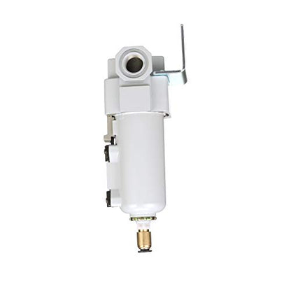 PneumaticPlus SAFM300-N03BD-MEP Coalescing Filter 3/8" NPT, 0.1 Micron - size: 3/8" NPT, style: Metal Bowl - Auto Drain