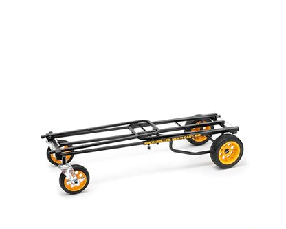 Rock-N-Roller R12RT (All Terrain) 8-in-1 Folding Multi-Cart/Hand Truck/Dolly/Platform Cart/34" to 52" Telescoping Frame/500 lbs. Load Capacity, Black - style: R12RT
