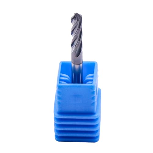 4 Flute 90° Solid Carbide Drill Mill Set(5Pcs, 1/8"), AlTiN Coated - size: 5Pcs 1/8"
