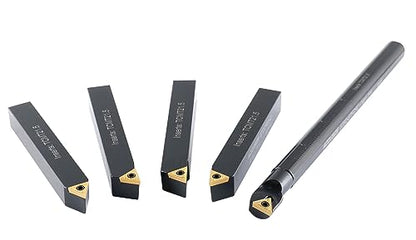 Accusize Industrial Tools Mini Indexable Turning Tool Boring, 1/2 in - size: 1/2 in.