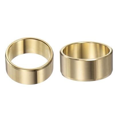 HARFINGTON 2pcs Sleeve Bearings 1-3/4" Bore 2" OD 7/8" Length Wrapped Oilless Bushings Brass Alloy for Transmission Conveyor Systems - size: 1-3/4" x 2" x 7/8"