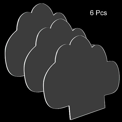 6 PCS 2mm Cloud Acrylic Blanks, Clear for LED Light Base - size: Cloud Shaped