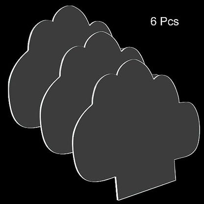 6 PCS 2mm Cloud Acrylic Blanks, Clear for LED Light Base - size: Cloud Shaped