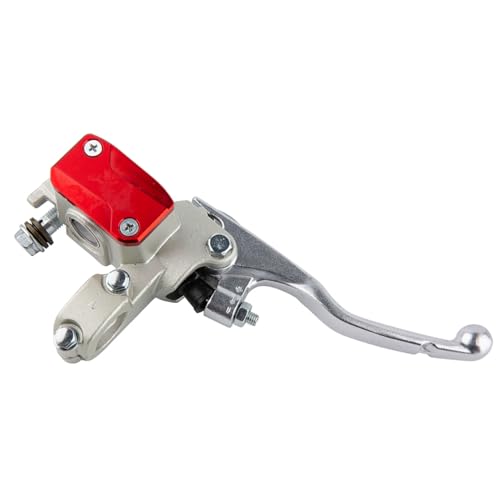 22mm 7/8'' Motocross Right Brake Master Cylinder Clutch Pump Brake Lever for SX SX-F EXC-F EXC XC XC-W XC-F TPI 6Days 125-530 2008-2023 (Red) - color: Red