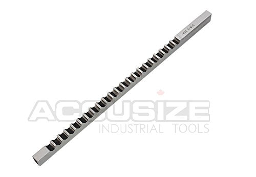 Accusize 3/8 in Style C HSS Keyway Broach, 5000-0022 - size: 3/8 in -C
